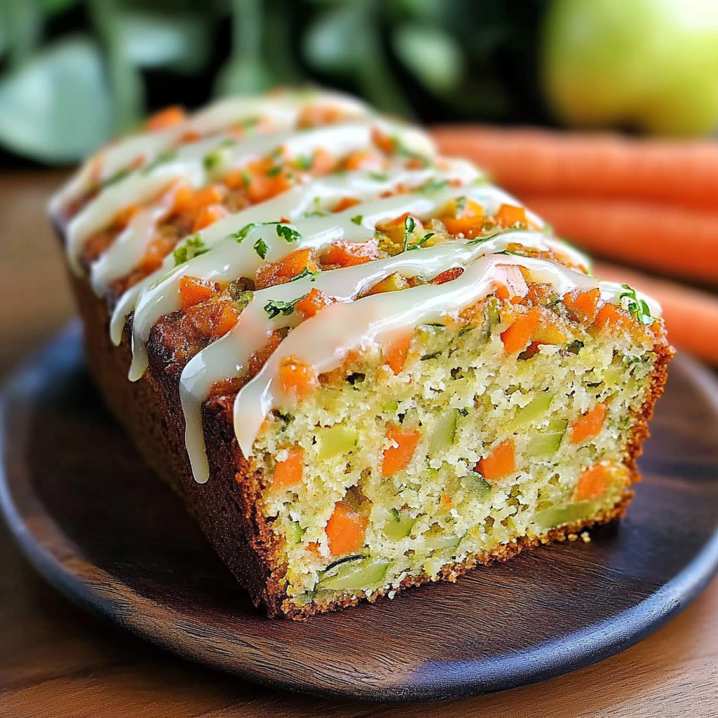 Recipe preparation for Carrot Apple Zucchini Bread