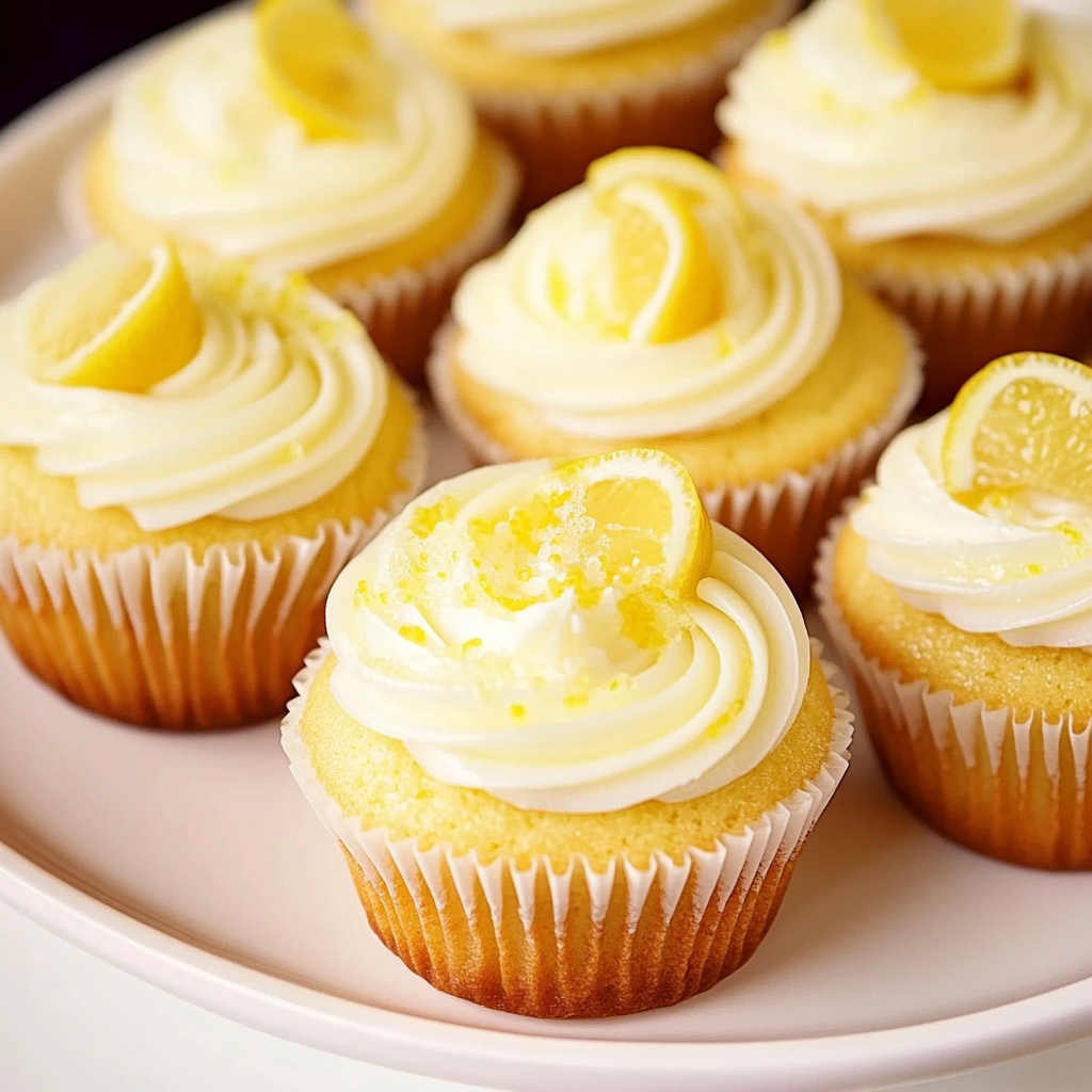 Recipe preparation for lemon cupcakes