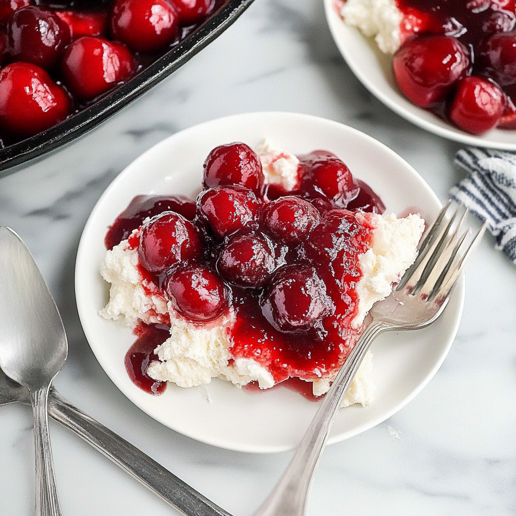 Recipe preparation for Cherries in the Snow