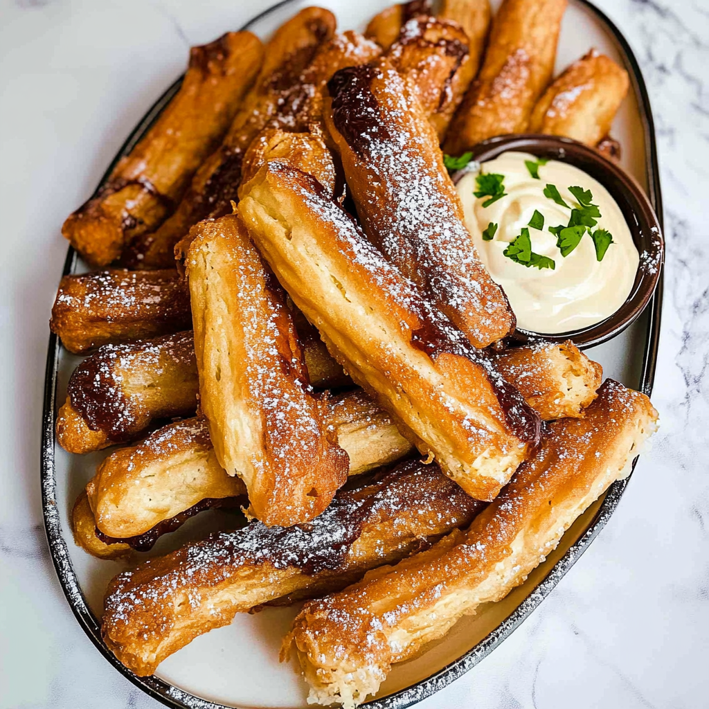 Recipe preparation for air fryer protein churros