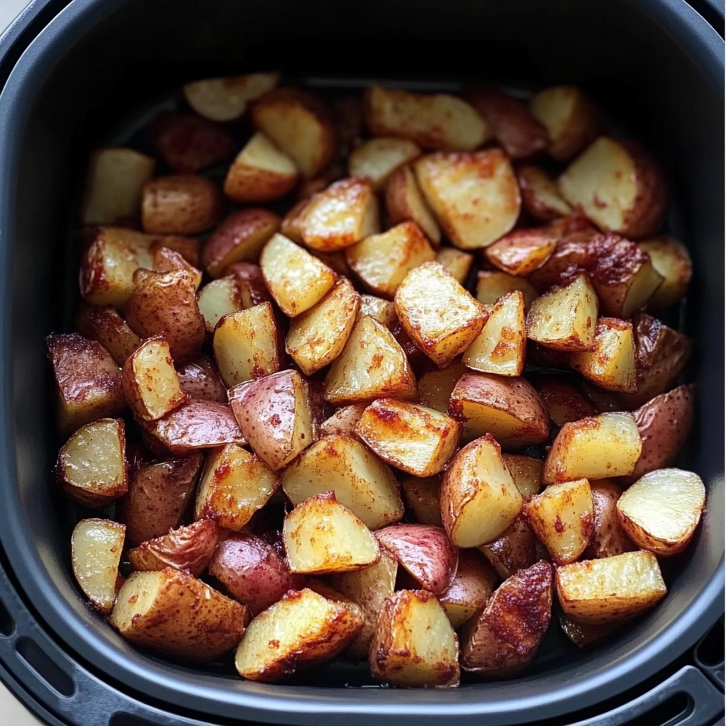 Recipe preparation for air fryer red potatoes