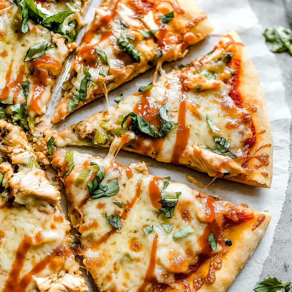 Recipe preparation for thai chicken pizza