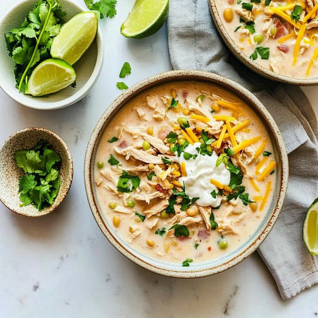 Recipe preparation for crockpot white chicken chili