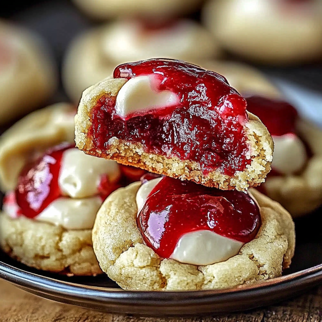 Recipe preparation for strawberry cheesecake cookies
