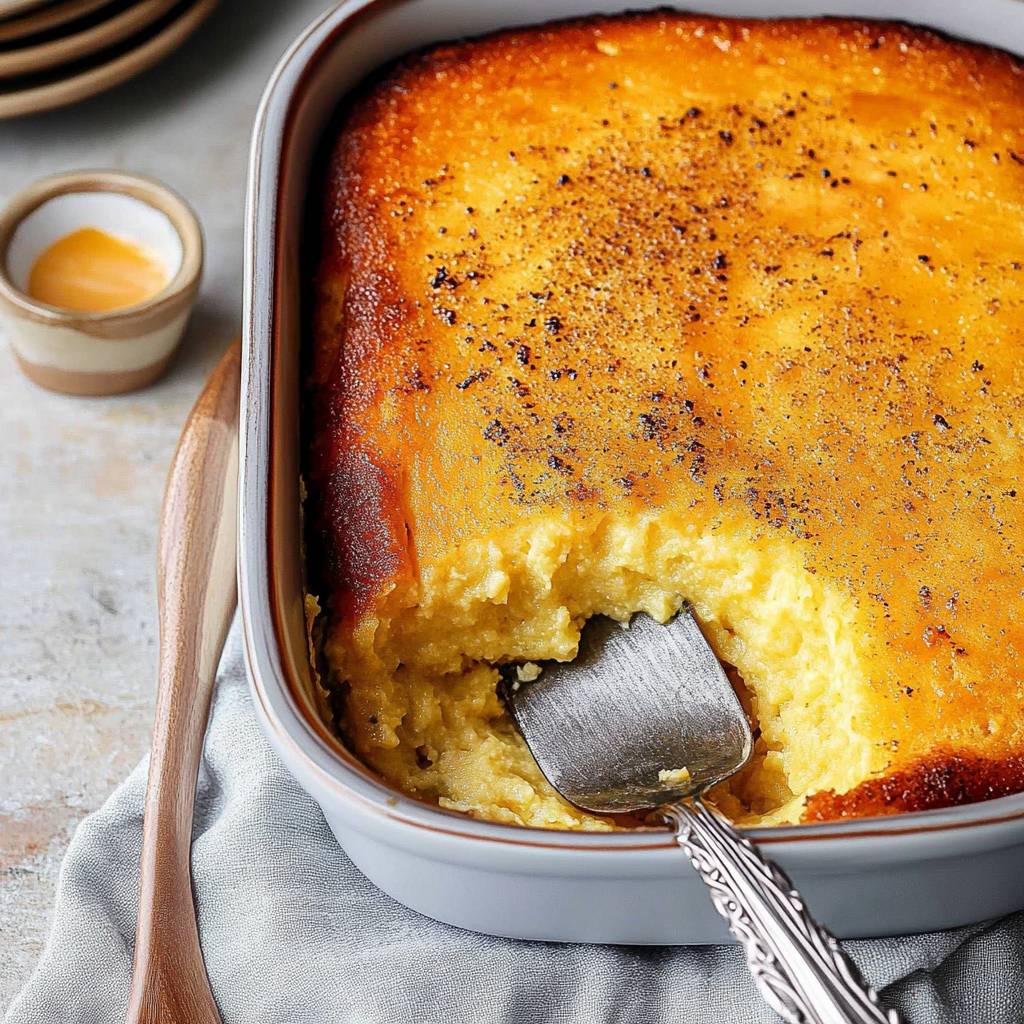 Recipe preparation for spoon bread