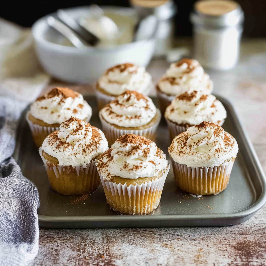 Recipe preparation for tres leches cupcakes