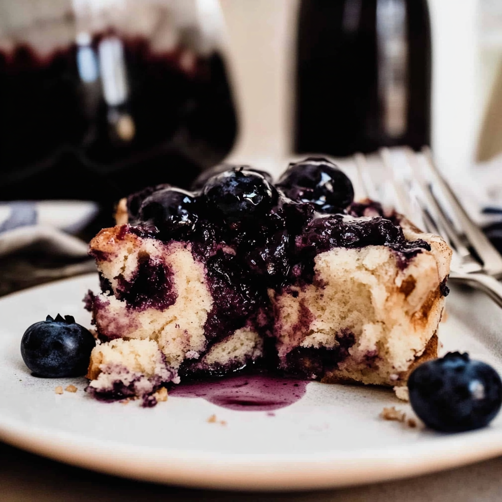Recipe preparation for blueberry cinnamon rolls