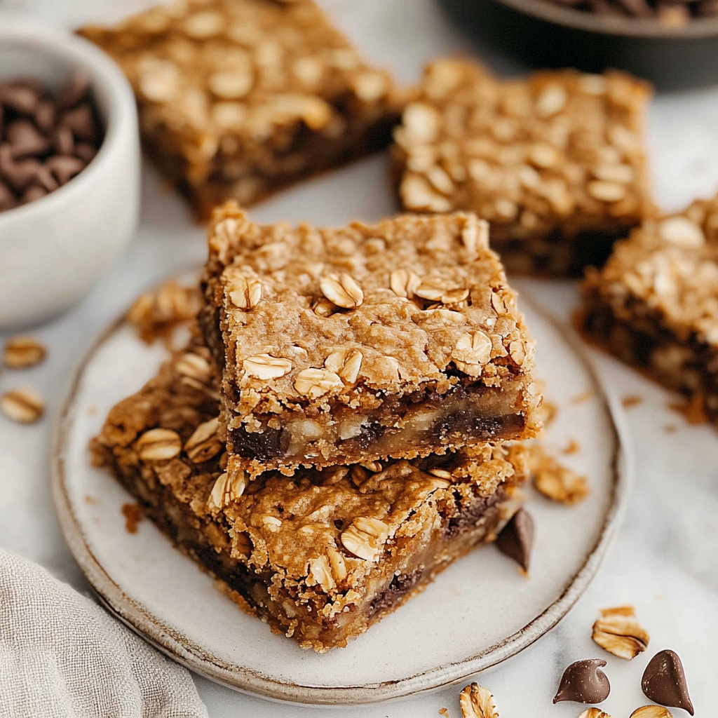 Recipe preparation for oatmeal cookie bars