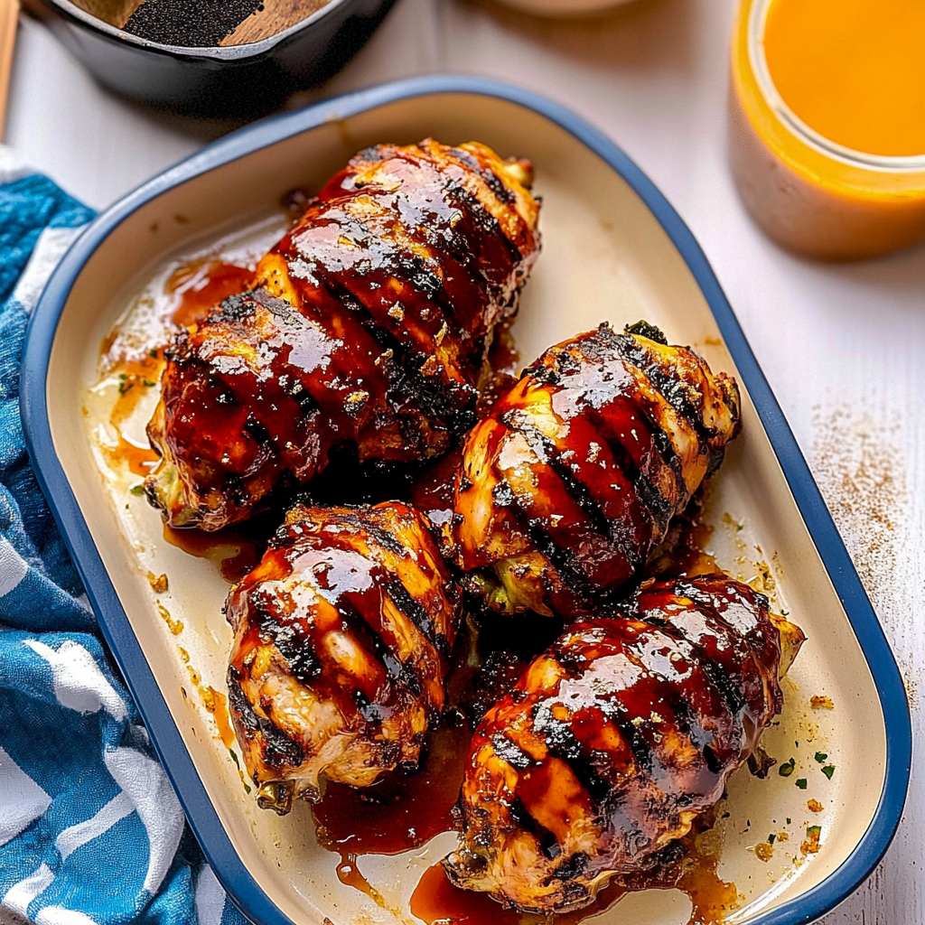 Recipe preparation for grilled jalapeño popper chicken