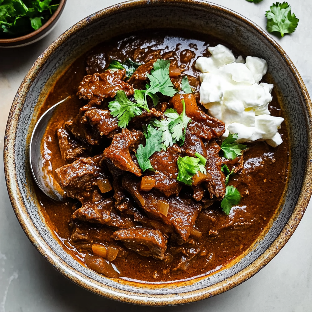 Recipe preparation for beef birria