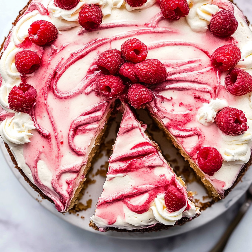 Recipe preparation for raspberry coconut cake