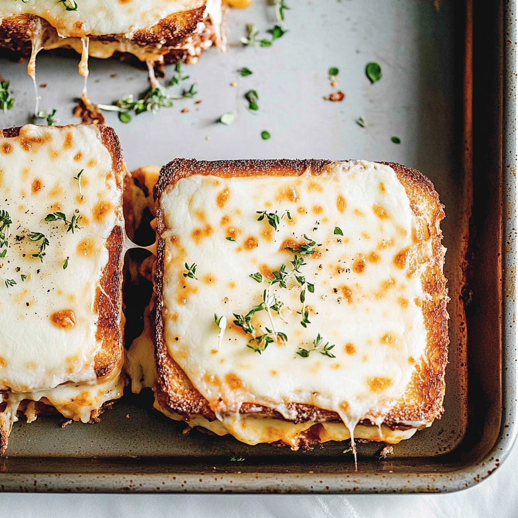 Recipe preparation for croque madame