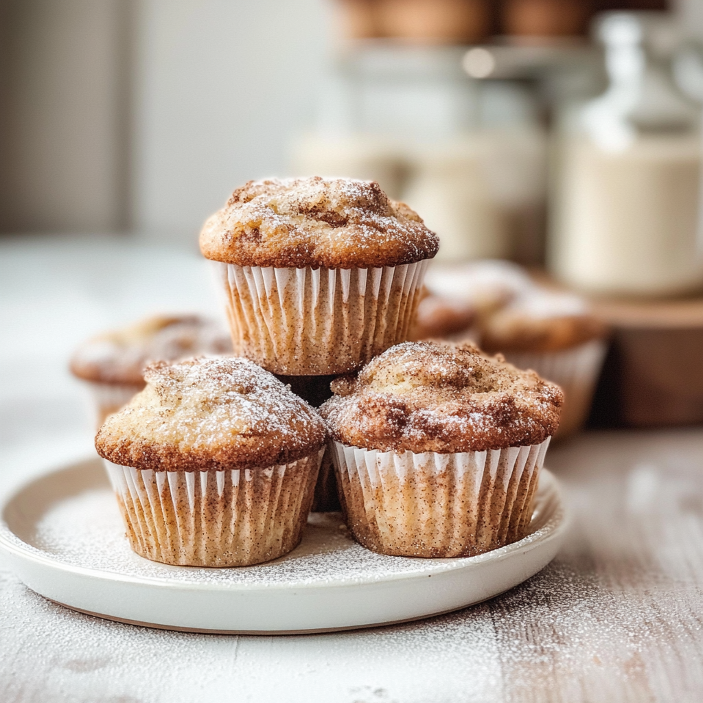 Recipe preparation for snickerdoodle muffins