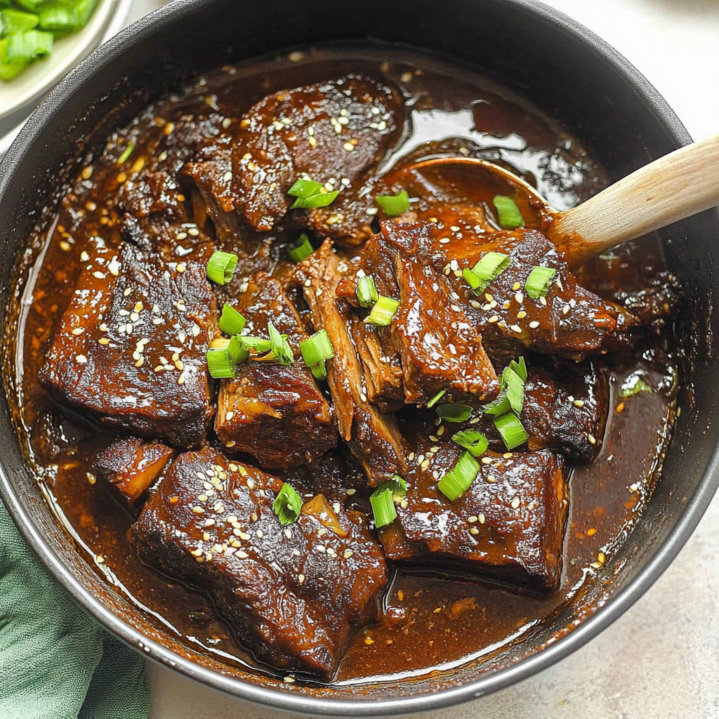 Recipe preparation for orange sesame ginger braised beef