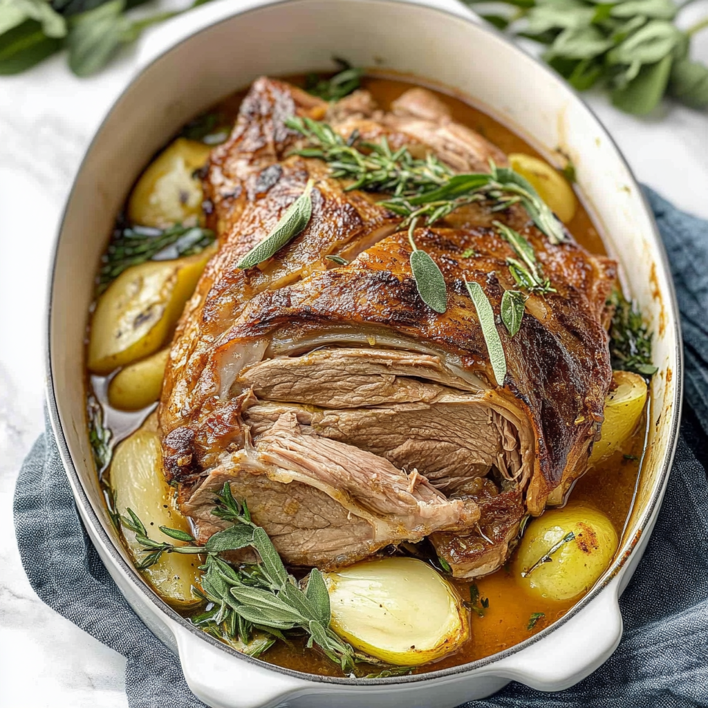 Recipe preparation for apple cider pulled pork