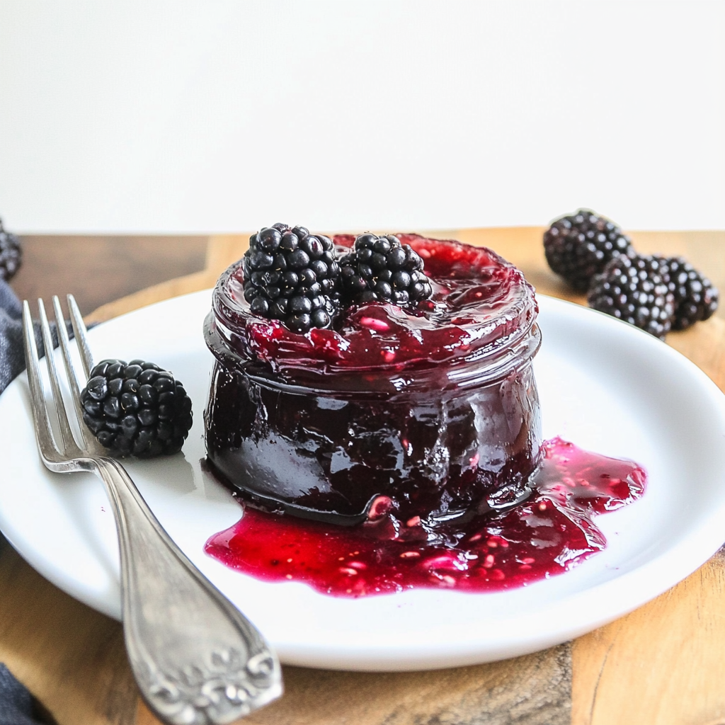 Recipe preparation for blackberry jam