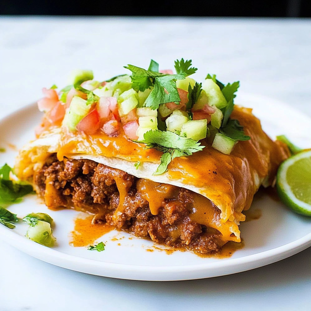 Recipe preparation for smothered burritos