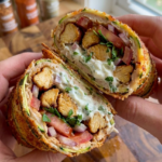 Chicken Gyro Zucchini Roll